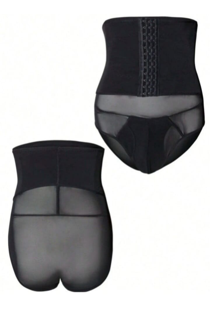 Men's High Waist Mesh Patchwork Briefs Shapewear